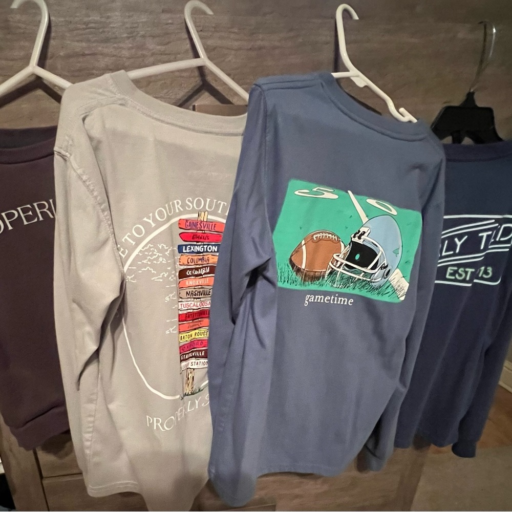 Boys Properly Tied Long Sleeve Shirts Size 7